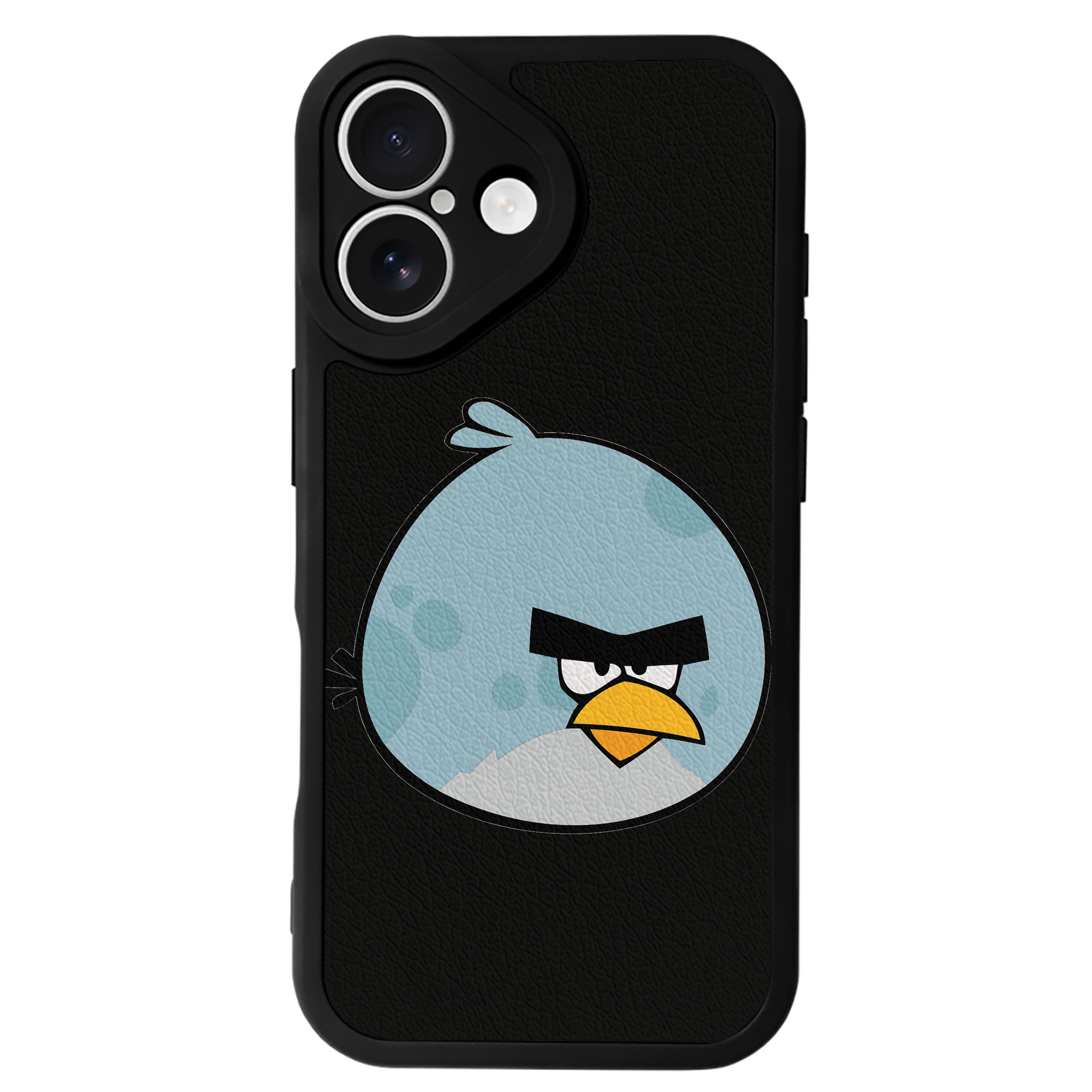 （画像用） Angry Birds アングリーバード 【iPhone 16シリーズ対応】シリコンスマホケース（レザー調） 材質：シリコン